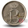 25 сантимов 1968 года - Бельгия - Бодуэн I - BELGIQUE