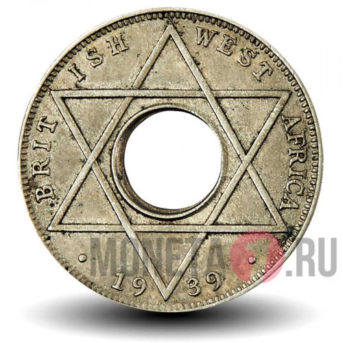 1/10 пенни 1939 года - Британская Западная Африка - George VI