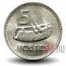5 центов 1986 года - Фиджи - Фиджийский барабан