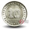 10 центов 1918 года - Стрейтс Сетлментс - George V