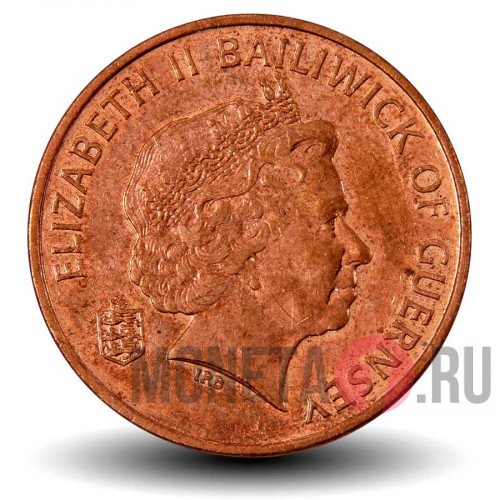 2 пенса 2006 года - Остров Гернси - Коровы