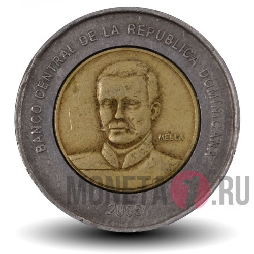 10 песо 2005 года - Доминикана