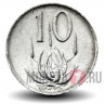 10 центов 1981 года - ЮАР - Алоэ