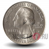 25 центов 2015 года - Национальный монумент Гомстед - Квотер США - D