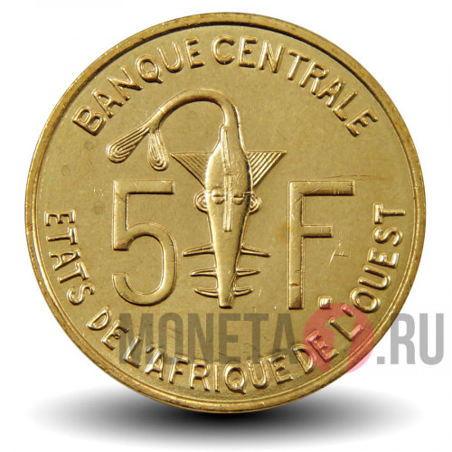 Набор монет Западной Африки 1984 - 2012 гг
