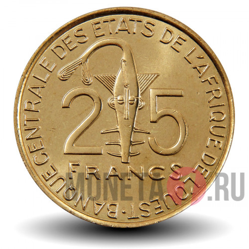 Набор монет Западной Африки 1984 - 2012 гг