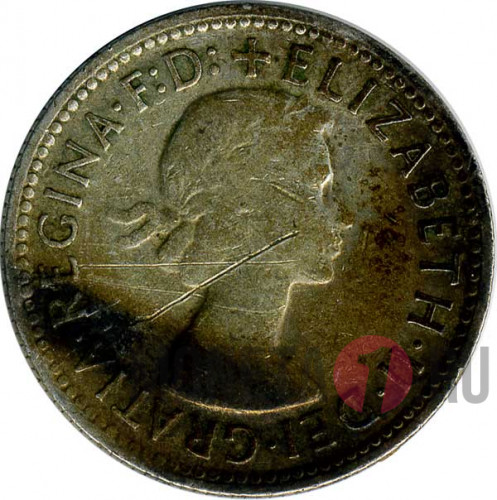 Shilling 1957 год - Австралия - Елизавета II