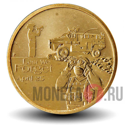 1 доллар 2016 года - АНЗАК - Австралия