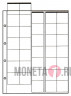 Лист для монет скользящий, 35 ячеек, 30x32 мм (Оптима)