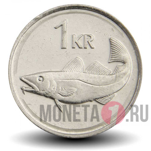 1 крона 2006 года - Исландия - Треска