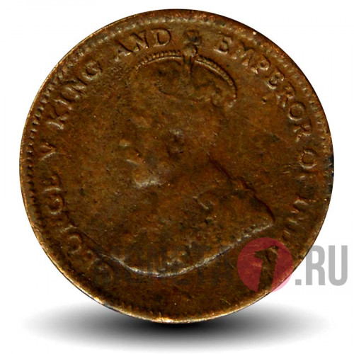 1/4 цента 1916 года - Стрейтс Сетлментс - George V