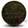 2 пфеннига 1852 года - Пруссия - Фридрих Вильгельм IV - А