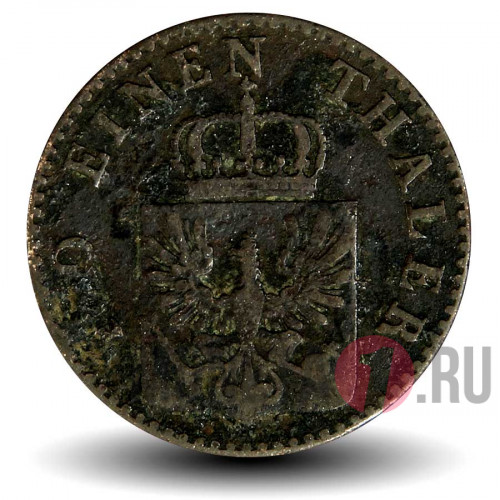 2 пфеннига 1852 года - Пруссия - Фридрих Вильгельм IV - А