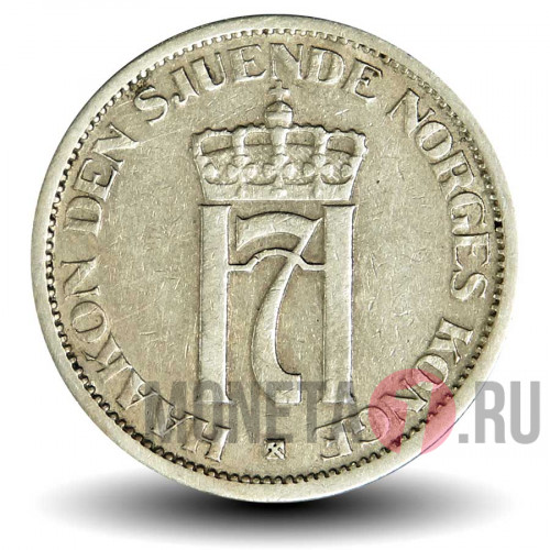 1 крона 1951 года - Норвегия - Хокон VII