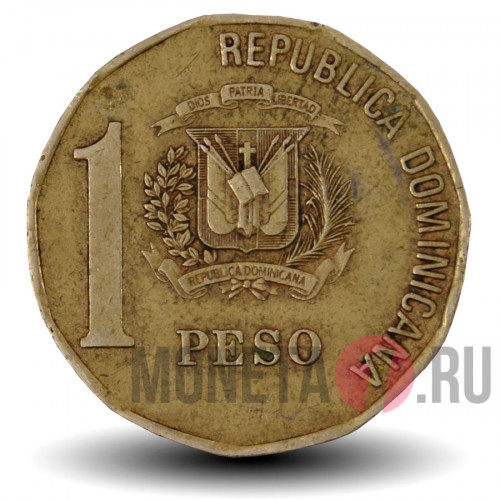 1 песо 2000 года - Доминикана - Хуан Пабло Дуарте