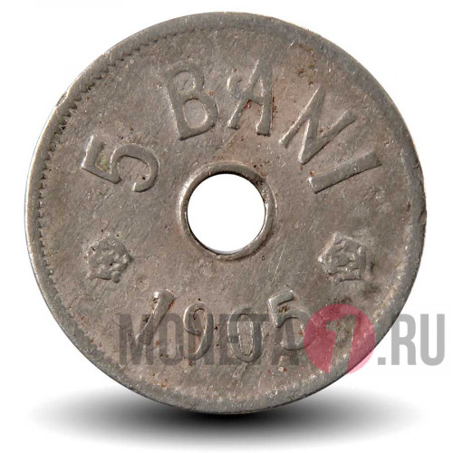 5 бани 1905 года - Румыния - Кароль I