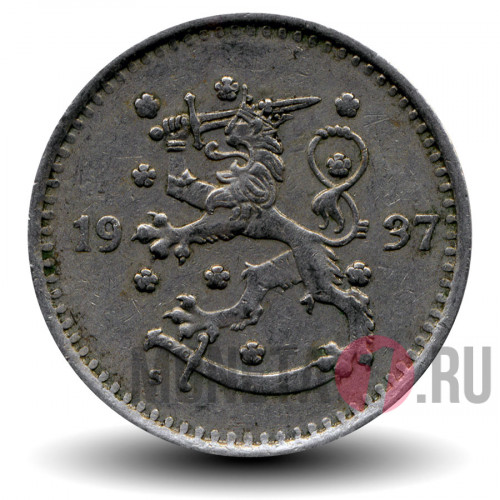 1 марка 1937 года - Финляндия - S