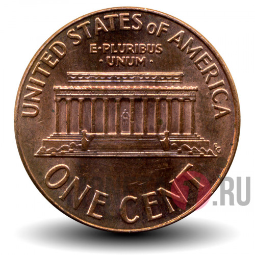 1 цент 2002 года - США - D