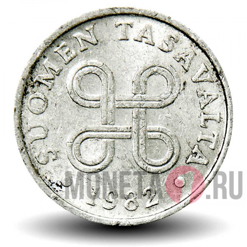 5 пенни 1982 года - Финляндия