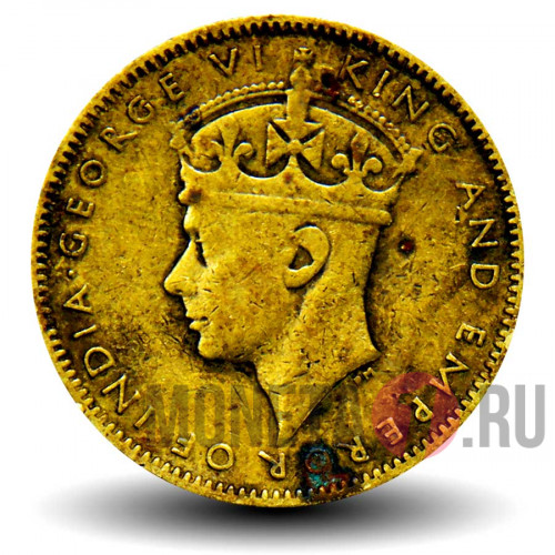 1 пенни 1938 года - Ямайка - George VI
