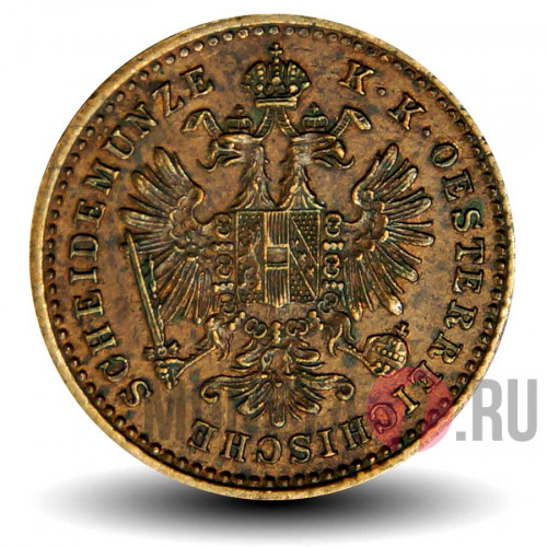 1 крейцер 1881 года - Австро-Венгерская империя - Франц Иосиф I