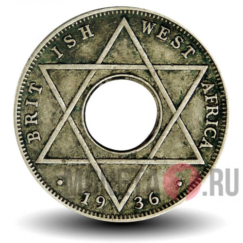 1/10 пенни 1936 года - Британская Западная Африка - George V