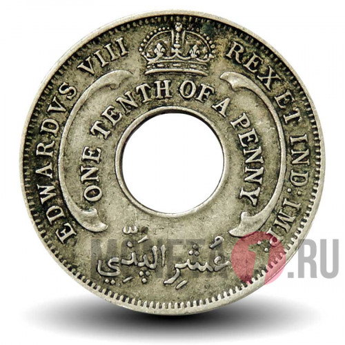 1/10 пенни 1936 года - Британская Западная Африка - George V