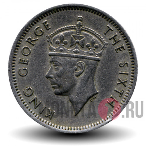 10 центов 1948 года - Малайский Союз (Малайзия)