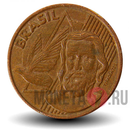 5 сентаво 2002 года - Бразилия - Тирадентис