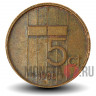 5 центов 1988 года - Нидерланды - Беатрикс