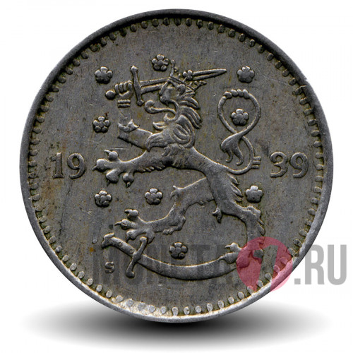 1 марка 1939 года - Финляндия - S