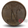 1 пенни 1909 года - Русская Финляндия - Вензель Николая II