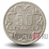 50 франков 1976 года - С - Центрально-Африканские штаты - Антилопы