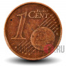 1 евроцент 2004 года - Франция - Марианна
