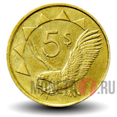 5 долларов 1993 года - Намибия - Орлан