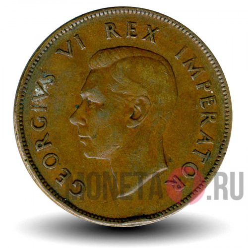 Один пенни - Южная Африка ЮАР - 1938 - Zuid Afrika