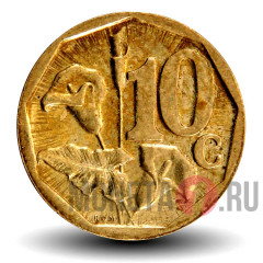 10 центов 2007 года - ЮАР - Драконовая лилия