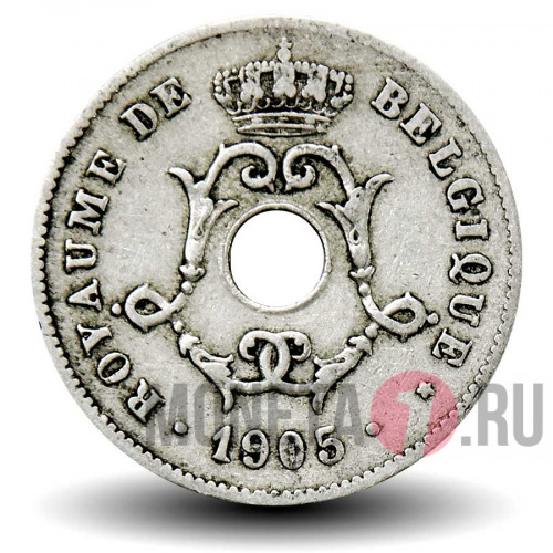 10 сантимов 1905 года - Бельгия - Леопольд II - BELGIQUE