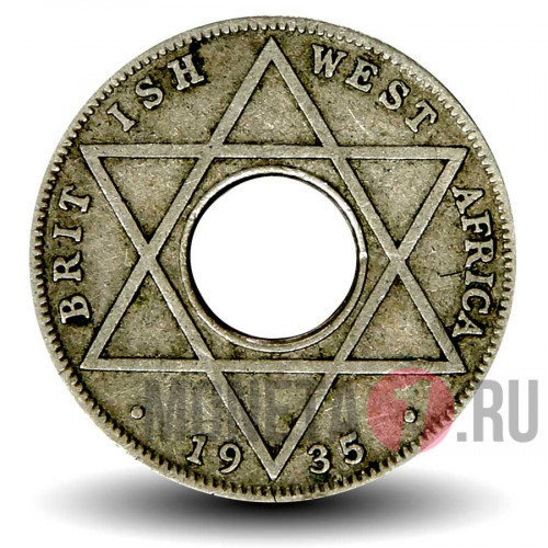 1/10 пенни 1935 года - Британская Западная Африка - George V