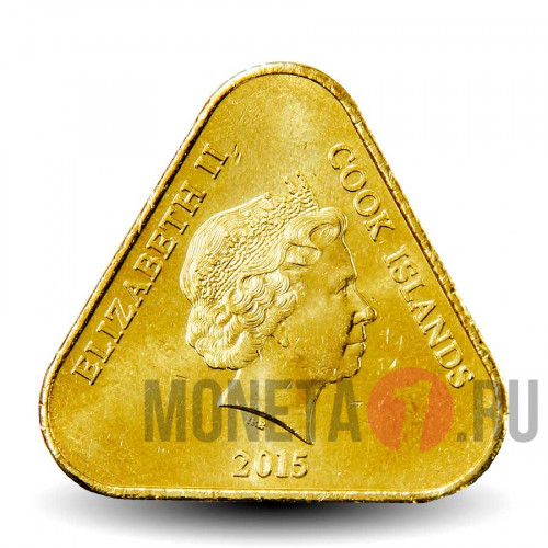 2 доллара 2015 года - Острова Кука - Ваза на столе