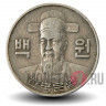 100 вон 1975 года - Южная Корея - Адмирал Ли Сун Син