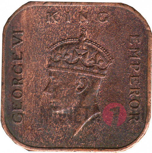 1 цент 1941 года - Малайский Союз
