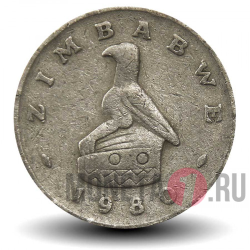 10 центов 1980 года - Зимбабве - Баобаб