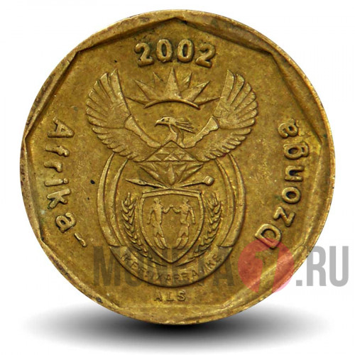 10 центов 2002 года - ЮАР - Драконовая лилия