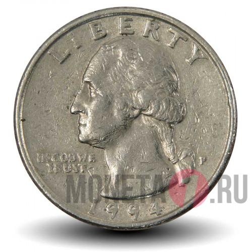 25 центов 1994 года - США - Джордж Вашингтон - P