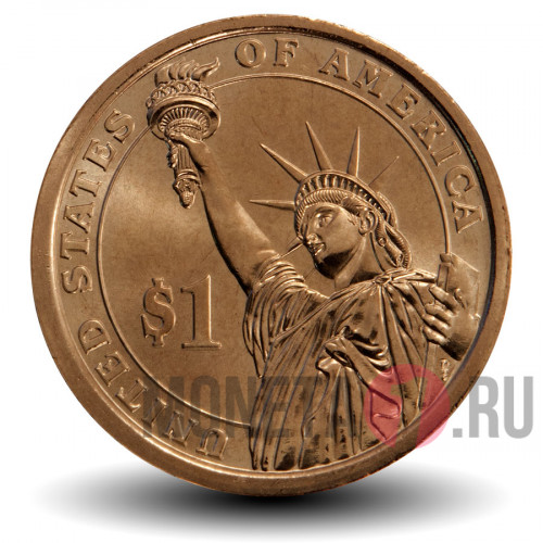 1 Dollar - 28-ой президент США - Вудро Вильсон - Мон. двор P