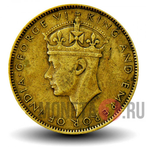 1 пенни 1947 года - Ямайка - George VI