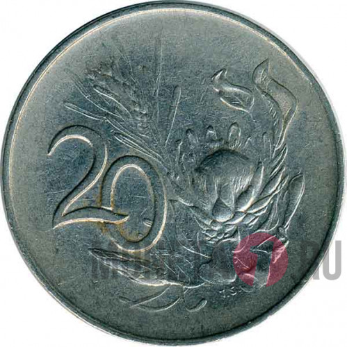 20 cents 1965 год - South Africa
