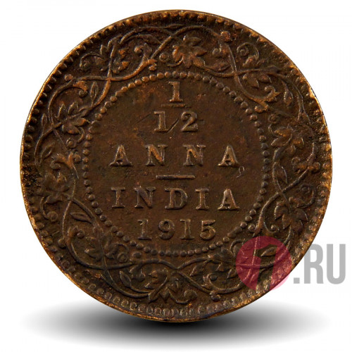 1/12 анны 1915 года - Британская Индия - George V