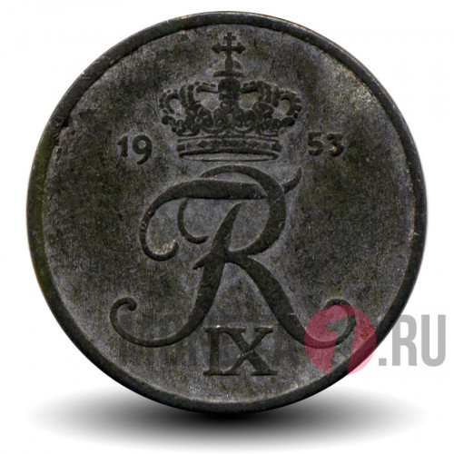 1 ore 1953 года - Дания - Фредерик IX